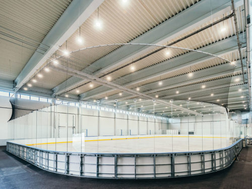 Hockey training hall